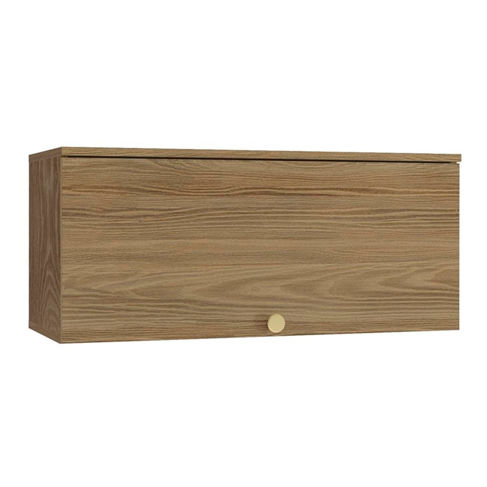 Armário Aéreo de Cozinha Kappesberg 1 Porta Botanic, Nogueira 80 cm