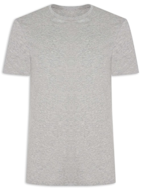 Camiseta Masculina Am Sport Pima - Cinza Camiseta Masculina Am Sport Pima - Cinza