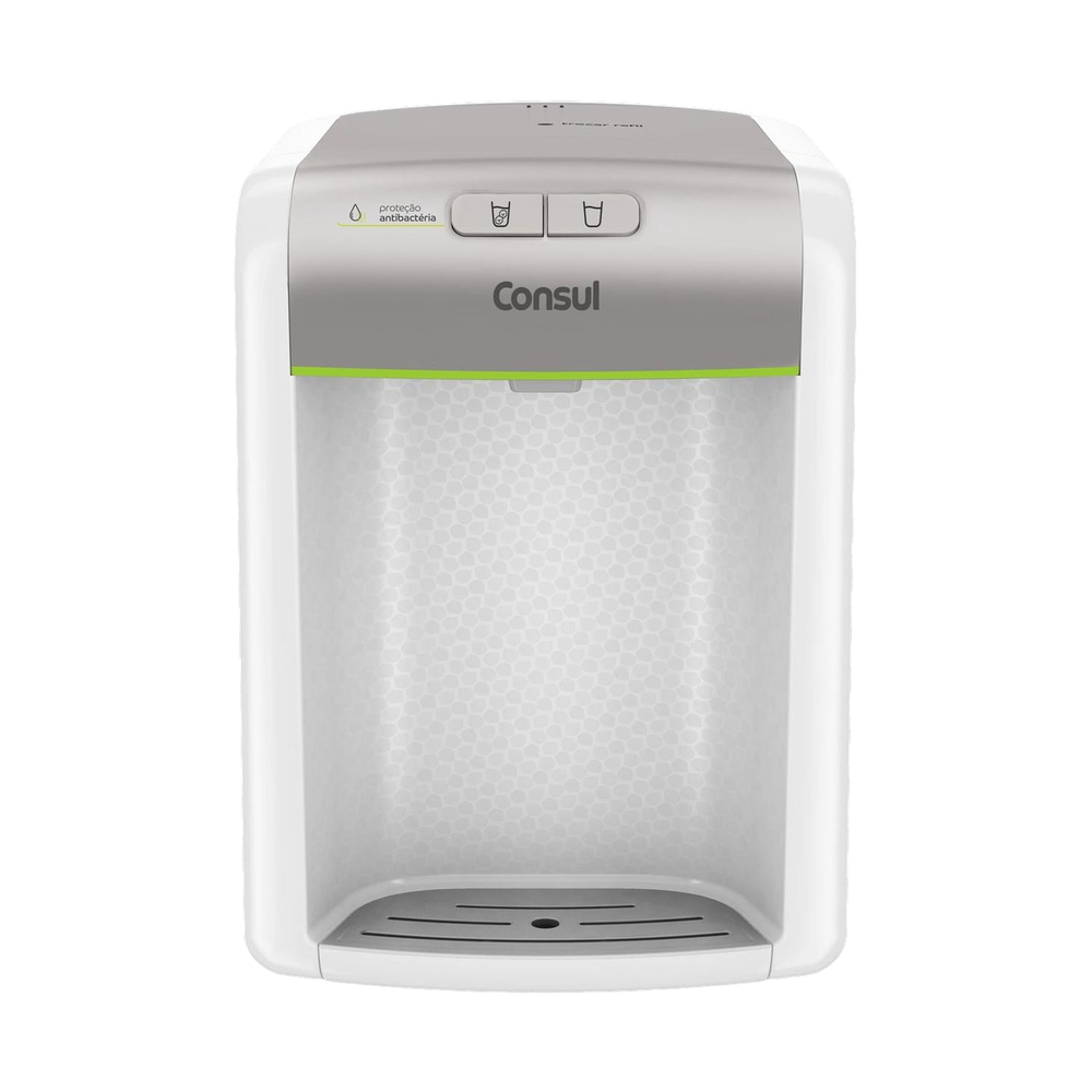Purificador De Água Consul Prata Refrigerado, Com Proteção Antibactérias - Cpb34as Bivolt Purificador De Água Consul Prata Refrigerado, Com Proteção Antibactérias - Cpb34as Bivolt