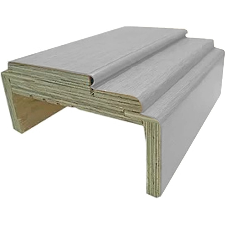 Jogo de Guarnição para Porta Pinhal, 3 Peças, MDF, Branco - 423