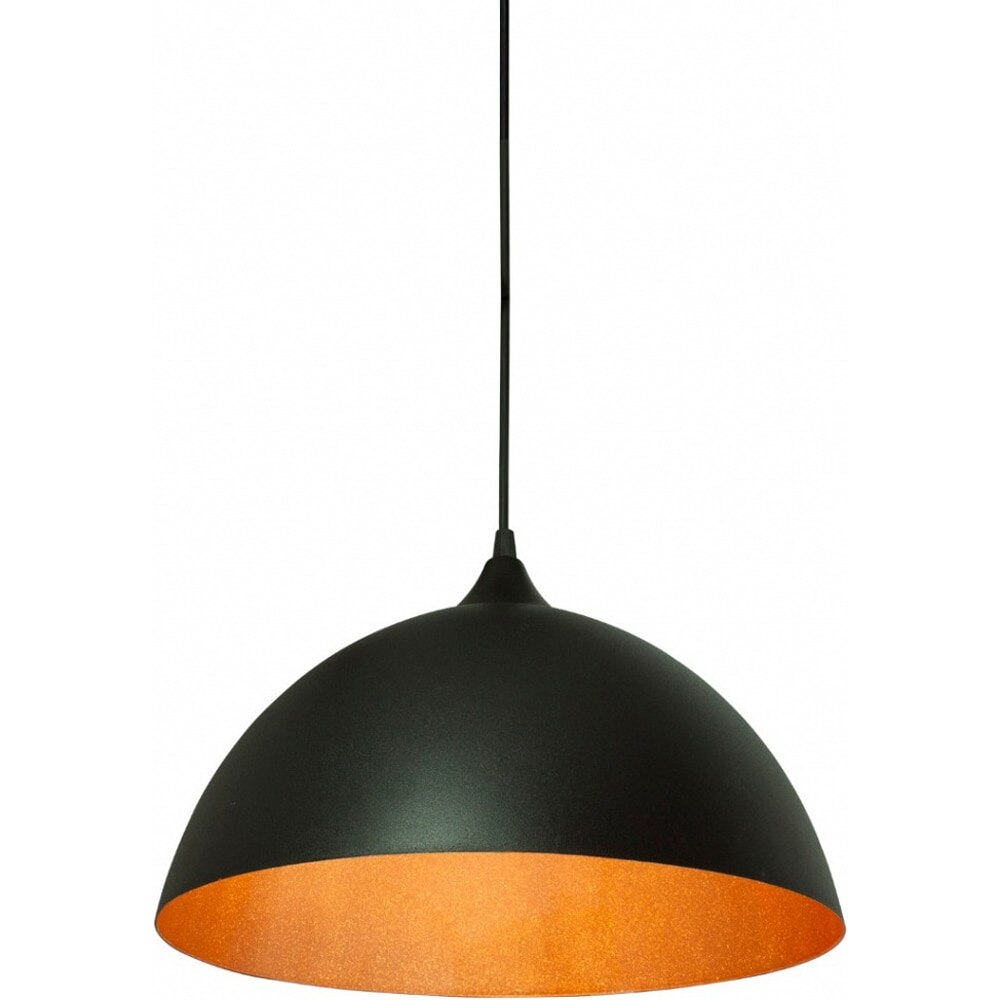 Luminária Pendente Taschibra Brooklyn 60W, Preto e Cobre Luminária Pendente Taschibra Brooklyn 60W, Preto e Cobre