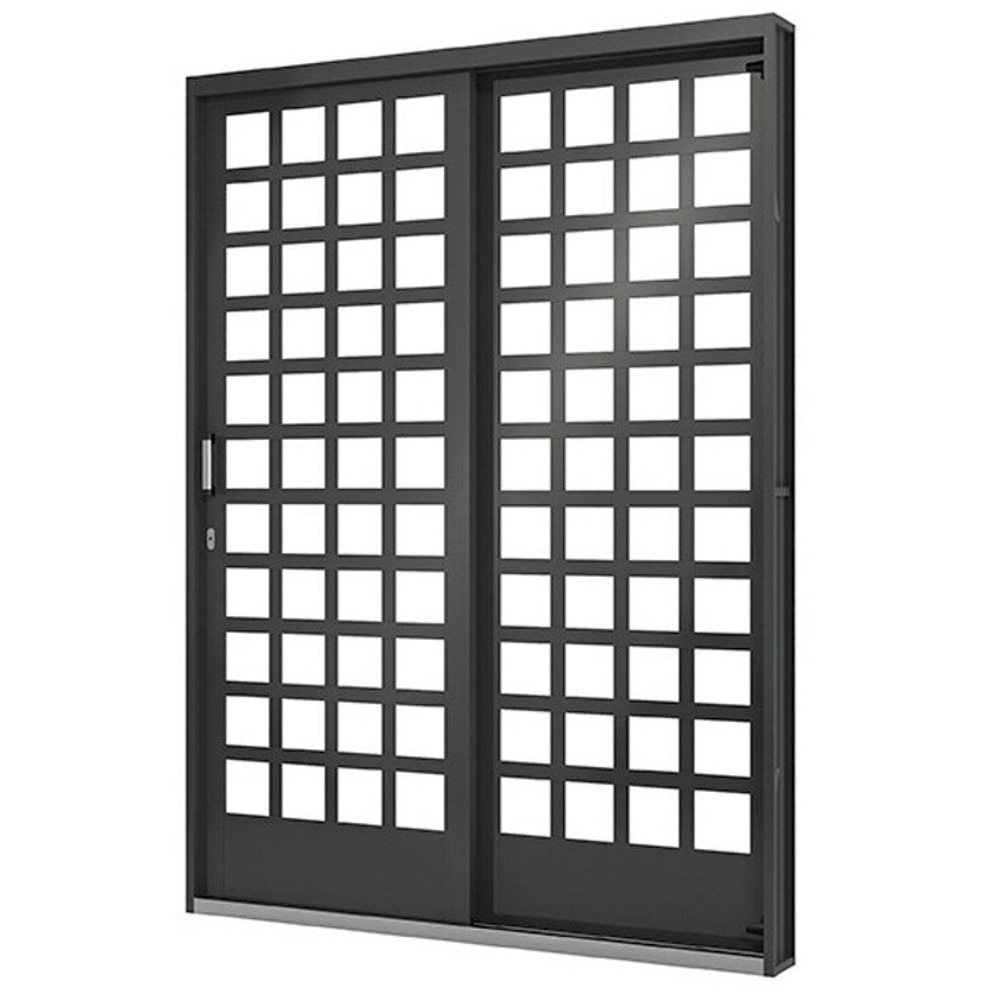 Porta de Correr Ramassol Fortsol Aço, Abertura à Esquerda, Cinza, 160 x 215 cm Porta de Correr Ramassol Fortsol Aço, Abertura à Esquerda, Cinza, 160 x 215 cm