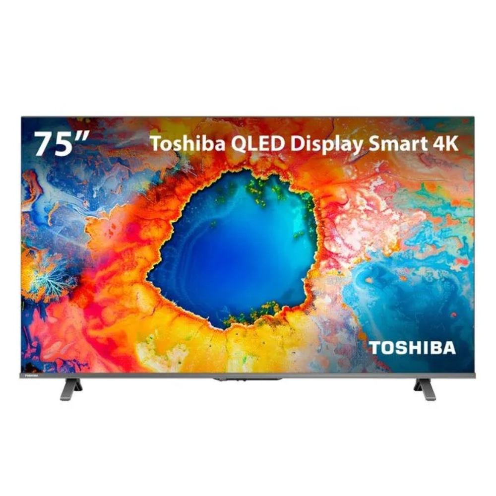 Smart TV Toshiba 75 TB037M 4K QLED 75C450NS Google TV Smart TV Toshiba 75 TB037M 4K QLED 75C450NS Google TV