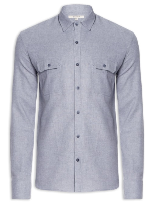 Camisa Flanela Oregon - Cinza