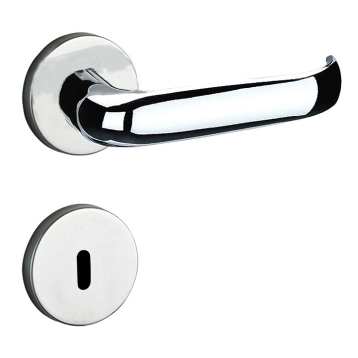Fechadura Interna Soprano Ícaro com Roseta, Cromada - ÍCARO-4053-PY-R22 Fechadura Interna Soprano Ícaro com Roseta, Cromada - ÍCARO-4053-PY-R22