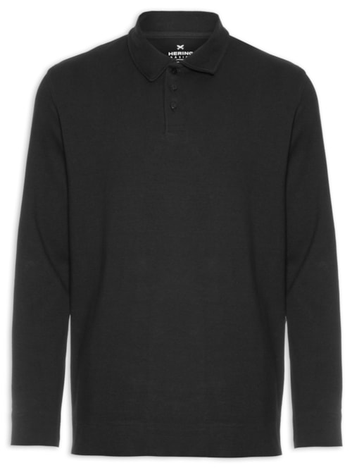 Blusa Masculina Manga Longa - Preto Blusa Masculina Manga Longa - Preto