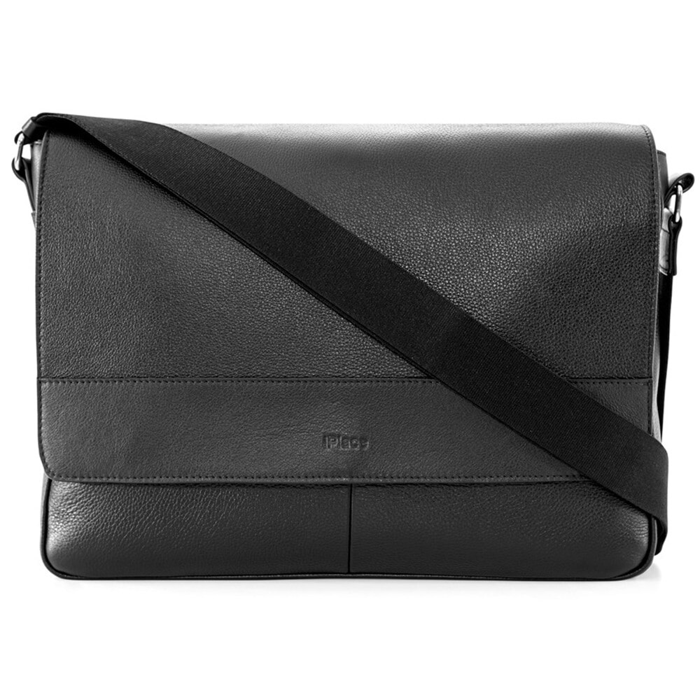 Bolsa Transversal iPlace, Pampas, Couro Preto