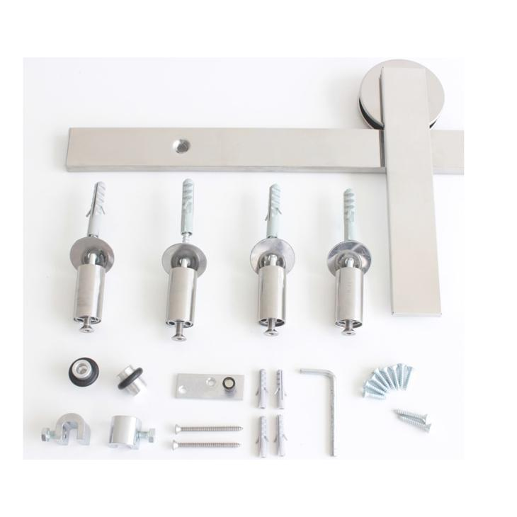 Kit Porta de Correr Geris Inox, 3 metros - H502IP Kit Porta de Correr Geris Inox, 3 metros - H502IP