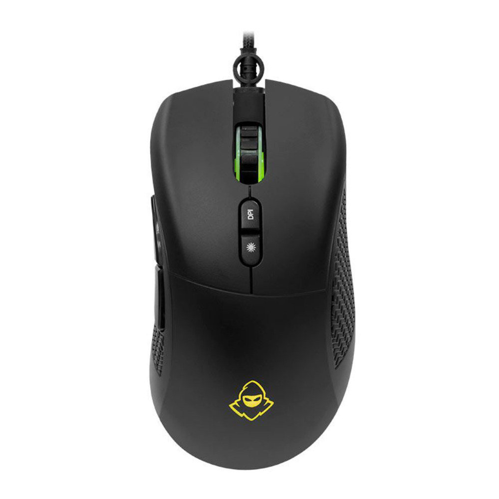Mouse Gamer Mancer Lead 2 RGB 1000DPI 7 Botões Preto