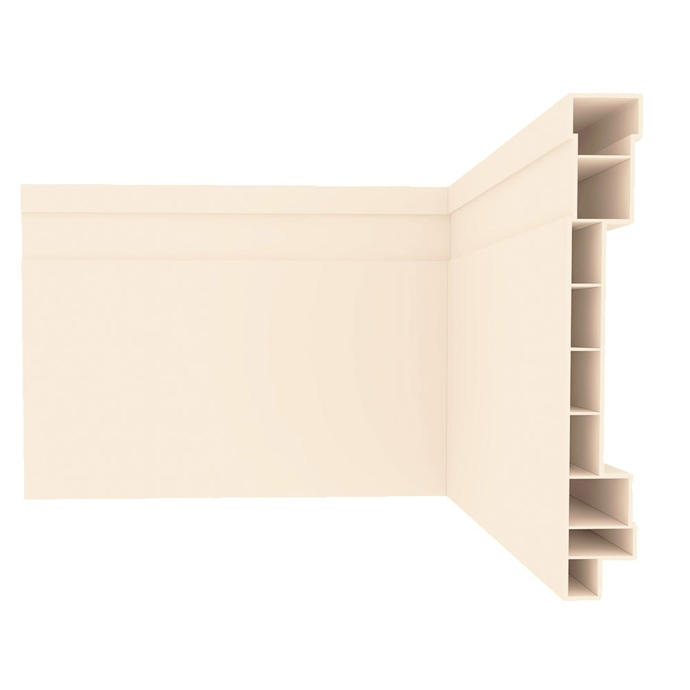 Rodapé de PVC Plasbil Nobre Creme, 10 x 240 x1,5 cm Rodapé de PVC Plasbil Nobre Creme, 10 x 240 x1,5 cm