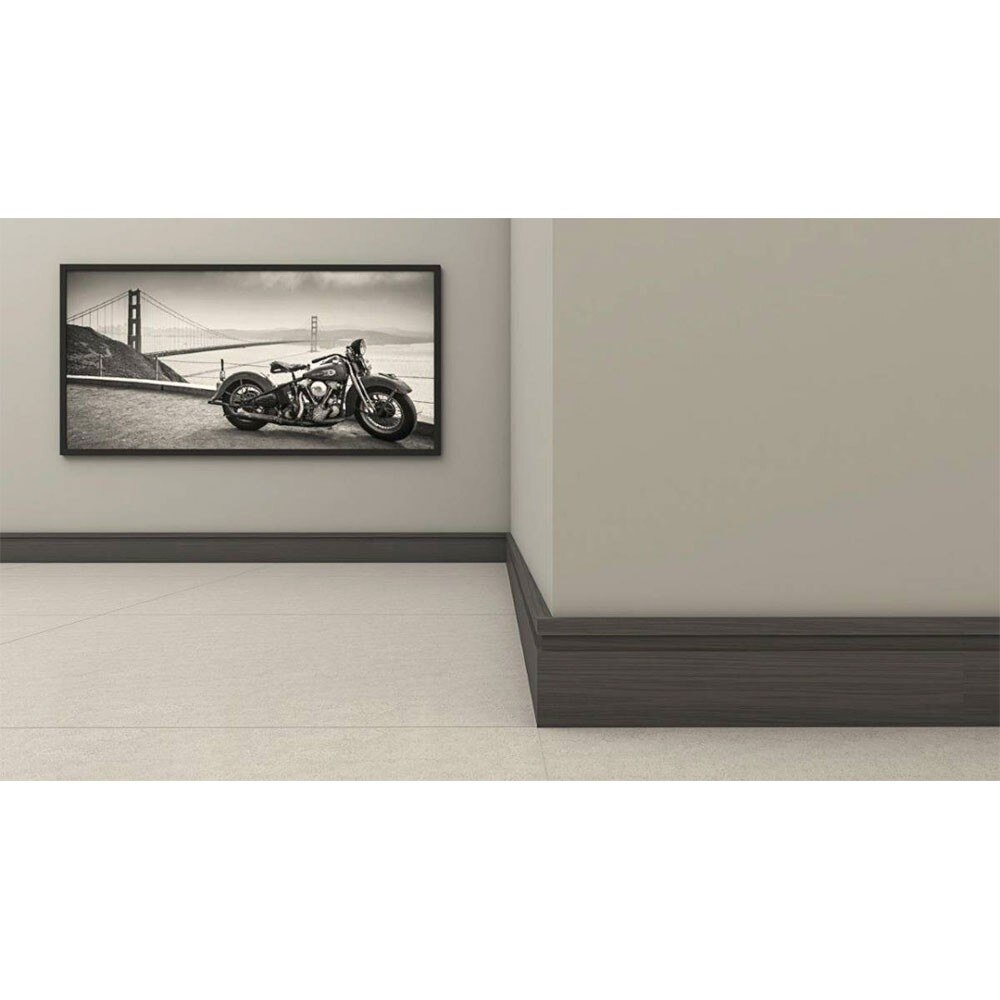 Rodapé de PVC Plasbil Nobre Preto, 10 x 240 x 1,5 cm Rodapé de PVC Plasbil Nobre Preto, 10 x 240 x 1,5 cm