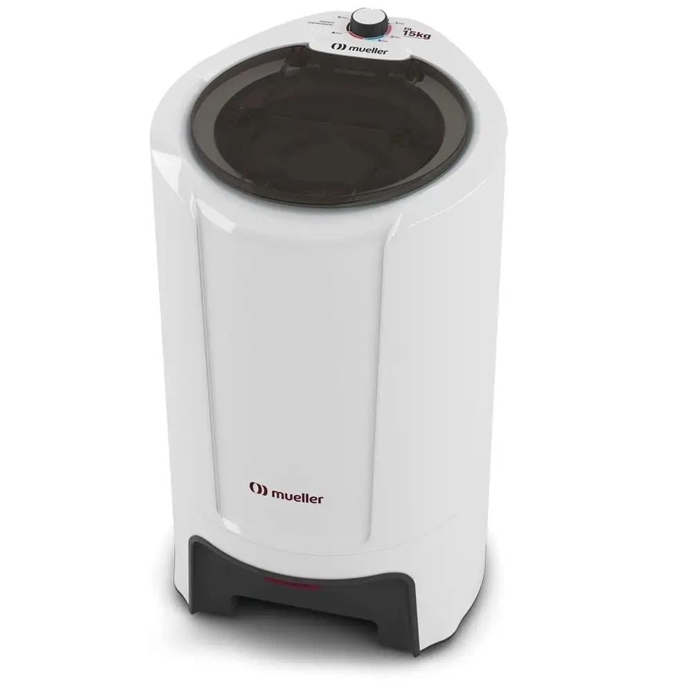 Centrífuga de Roupas Mueller FIT 15 Kg de Roupa Molhada Branco, 110 Volts Centrífuga de Roupas Mueller FIT 15 Kg de Roupa Molhada Branco, 110 Volts