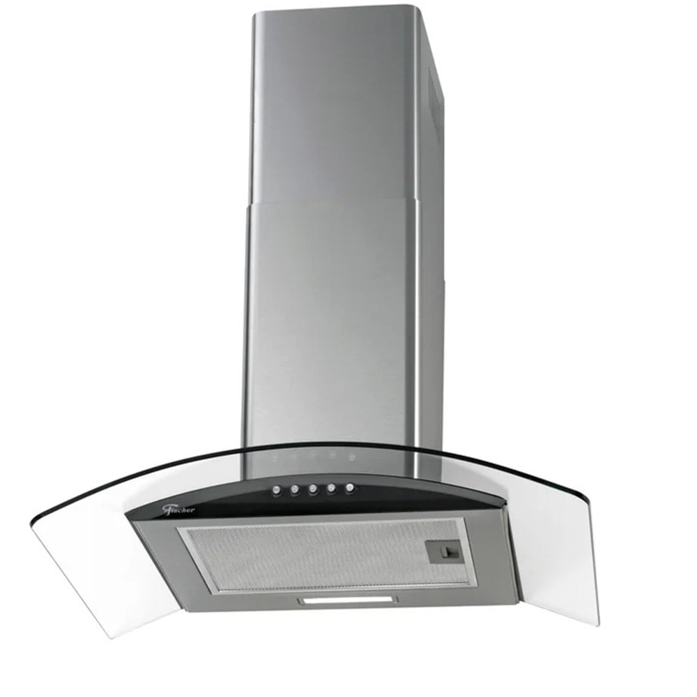 Coifa de Parede Fischer Fit Vidro Curvo Inox 60 cm, 220 Volts Coifa de Parede Fischer Fit Vidro Curvo Inox 60 cm, 220 Volts