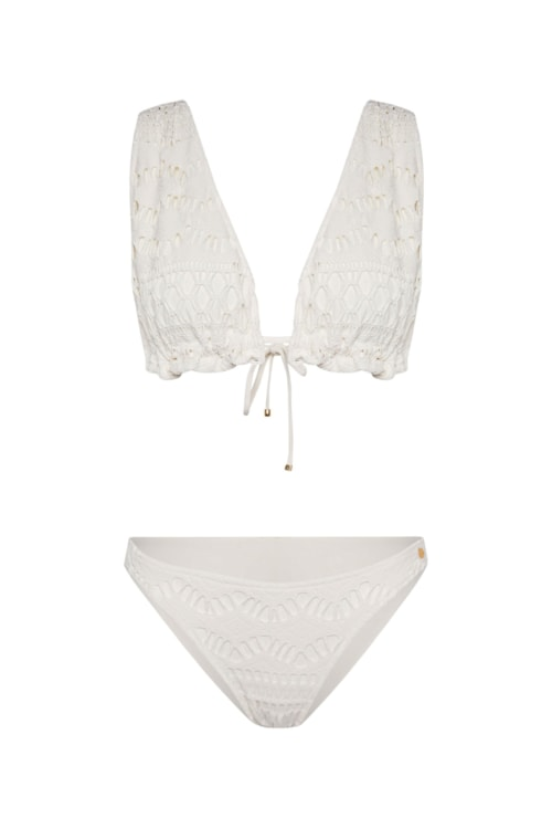 Calcinha biquíni Magnólia Off White