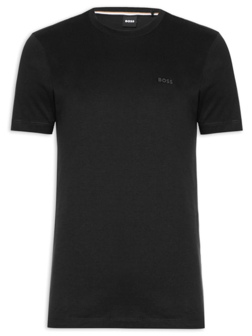 Camiseta Masculina Manga Curta Logo Estampado Thompson - Preto Camiseta Masculina Manga Curta Logo Estampado Thompson - Preto