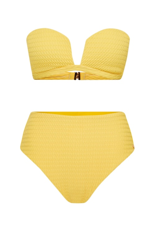 Calcinha biquíni Ola Hot Pant Amarelo Sol