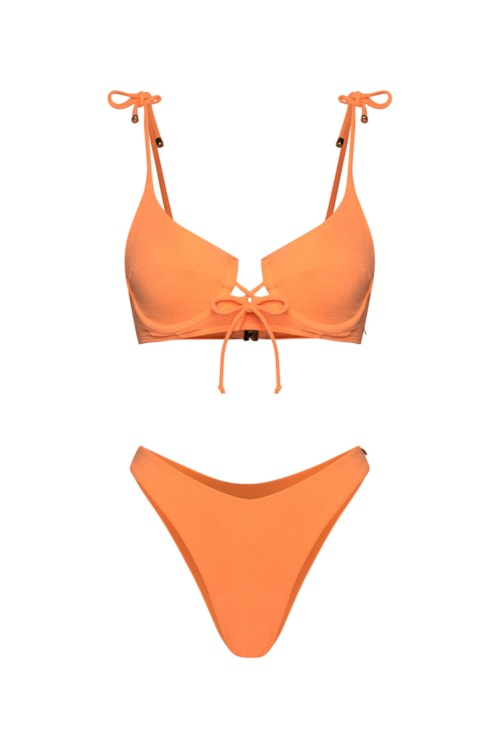 Calcinha biquíni Aquamarine - Laranja Calcinha biquíni Aquamarine - Laranja