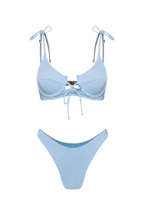 Calcinha biquíni Aquamarine - Azul Calcinha biquíni Aquamarine - Azul