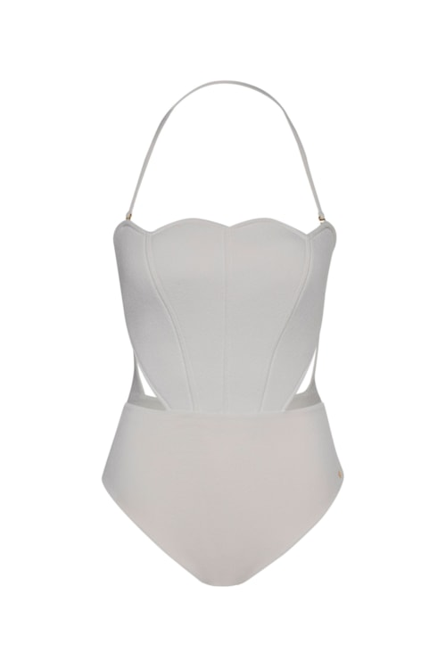 Maiô Conchas Off White Maiô Conchas Off White