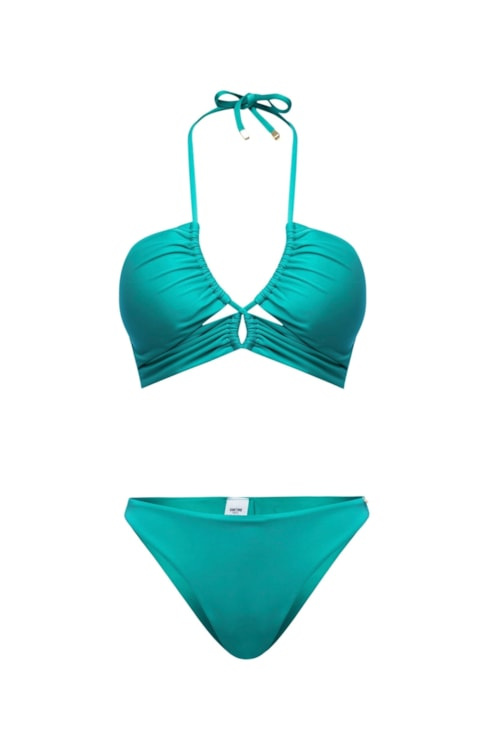 Top biquíni Trançado Ostra - Verde Top biquíni Trançado Ostra - Verde