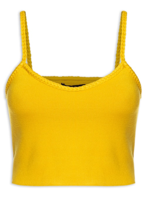 Top Tricot Nina - Amarelo Top Tricot Nina - Amarelo