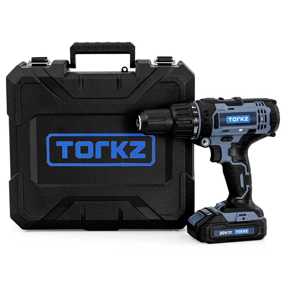 Furadeira Parafusadeira de Impacto à Bateria Torkz Profissional TRB0012, Com 1 Bateria, 20 Volts Furadeira Parafusadeira de Impacto à Bateria Torkz Profissional TRB0012, Com 1 Bateria, 20 Volts