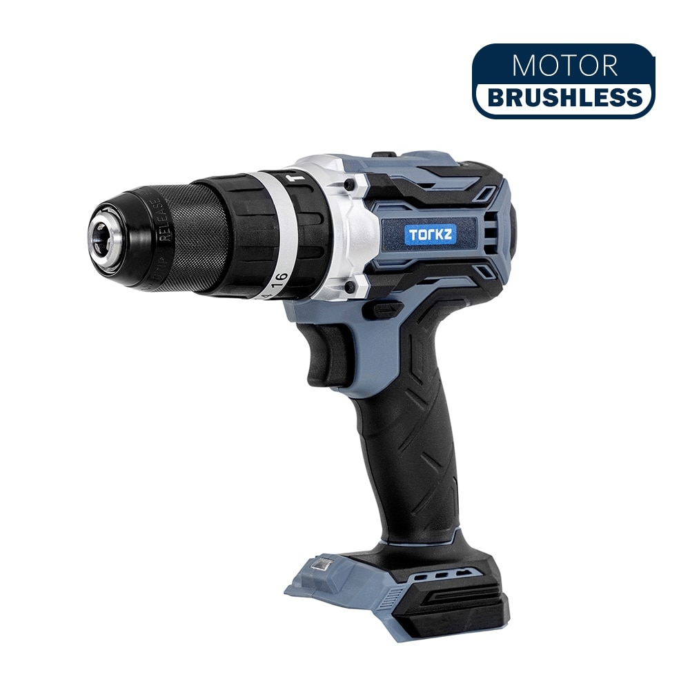 Furadeira Parafusadeira de Impacto à Bateria Com Motor Brushless Industrial Torkz TRB0010, Sem Bateria, 20 Volts Furadeira Parafusadeira de Impacto à Bateria Com Motor Brushless Industrial Torkz TRB0010, Sem Bateria, 20 Volts