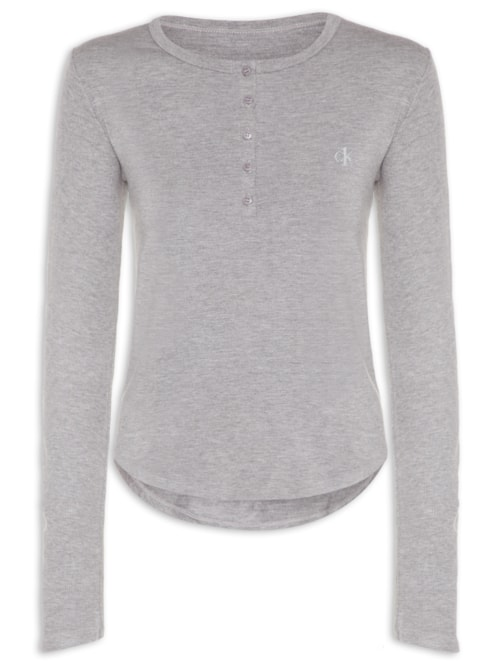 Blusa Feminina One Rib - Cinza Blusa Feminina One Rib - Cinza