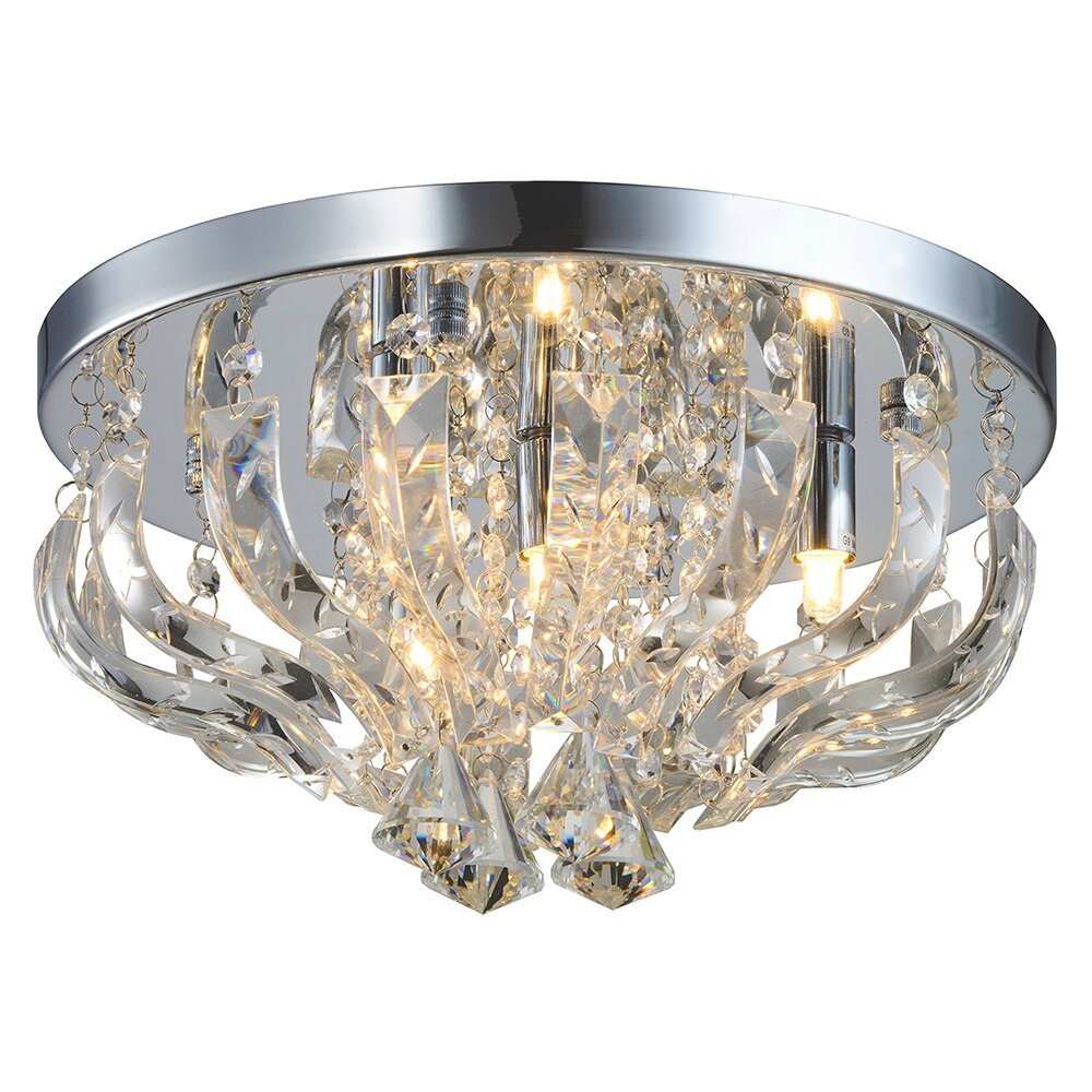 Lustre Plafon Cristal 35 cm Modaza Eleganza Redondo 35 cm Lustre Plafon Cristal 35 cm Modaza Eleganza Redondo 35 cm