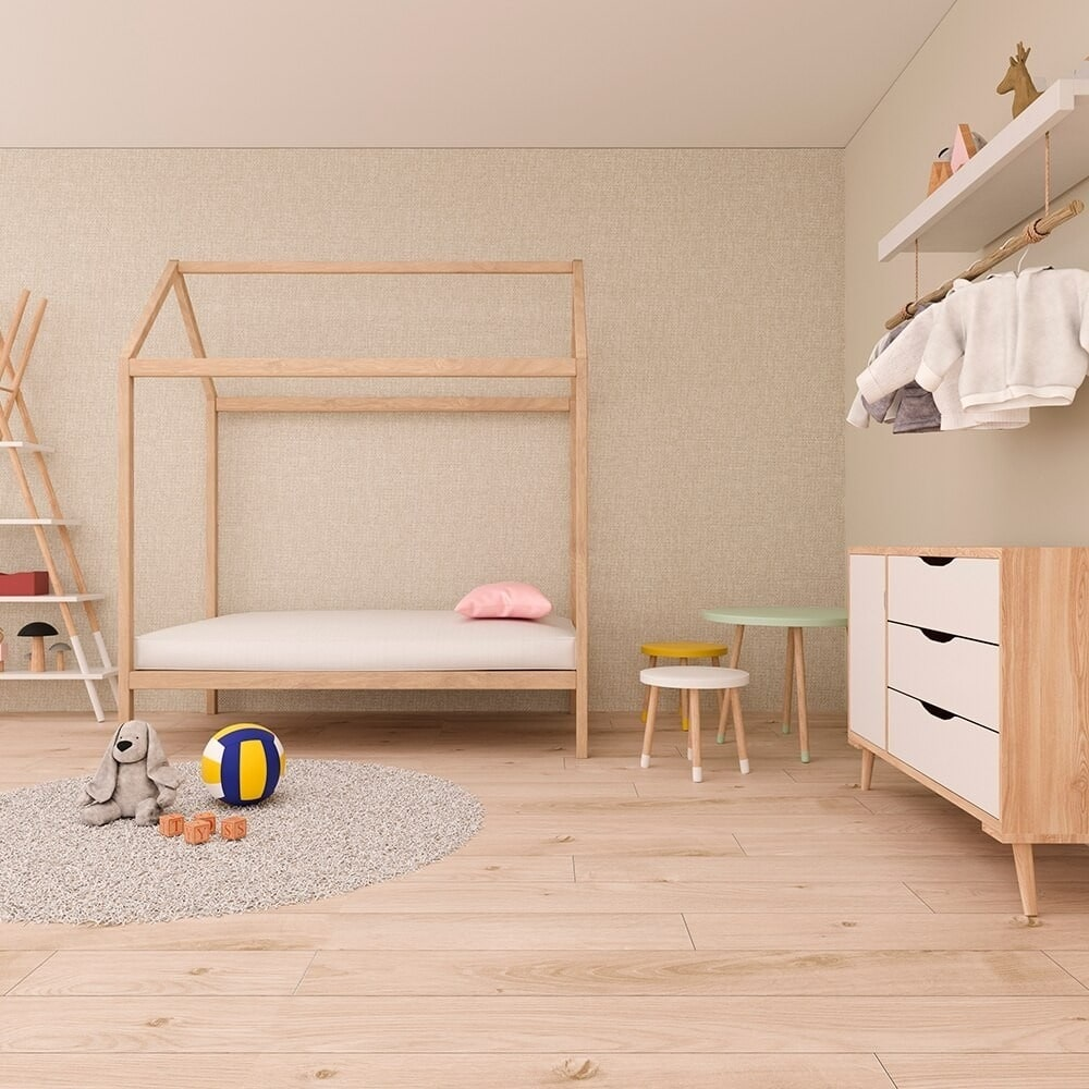 Piso Vinílico LVT Colado Modaza Abeto 18,7 x 122,7 cm Piso Vinílico LVT Colado Modaza Abeto 18,7 x 122,7 cm