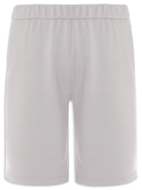 Bermuda Masculina Reta - Cinza