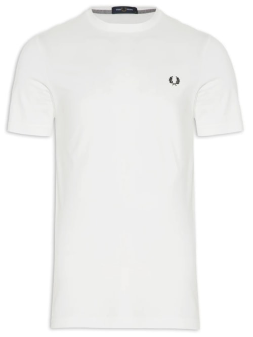 Camiseta Básica Masculina Regular Fit Gola Careca Em Algodão - Branco