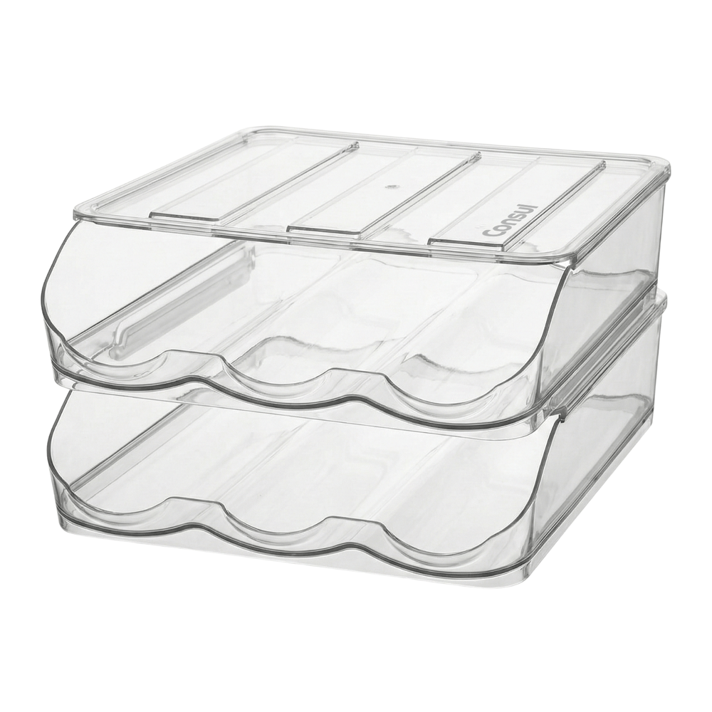 Porta Ovos 2 Andares Transparente Consul - 600000001 600000001 Porta Ovos 2 Andares Transparente Consul - 600000001 600000001