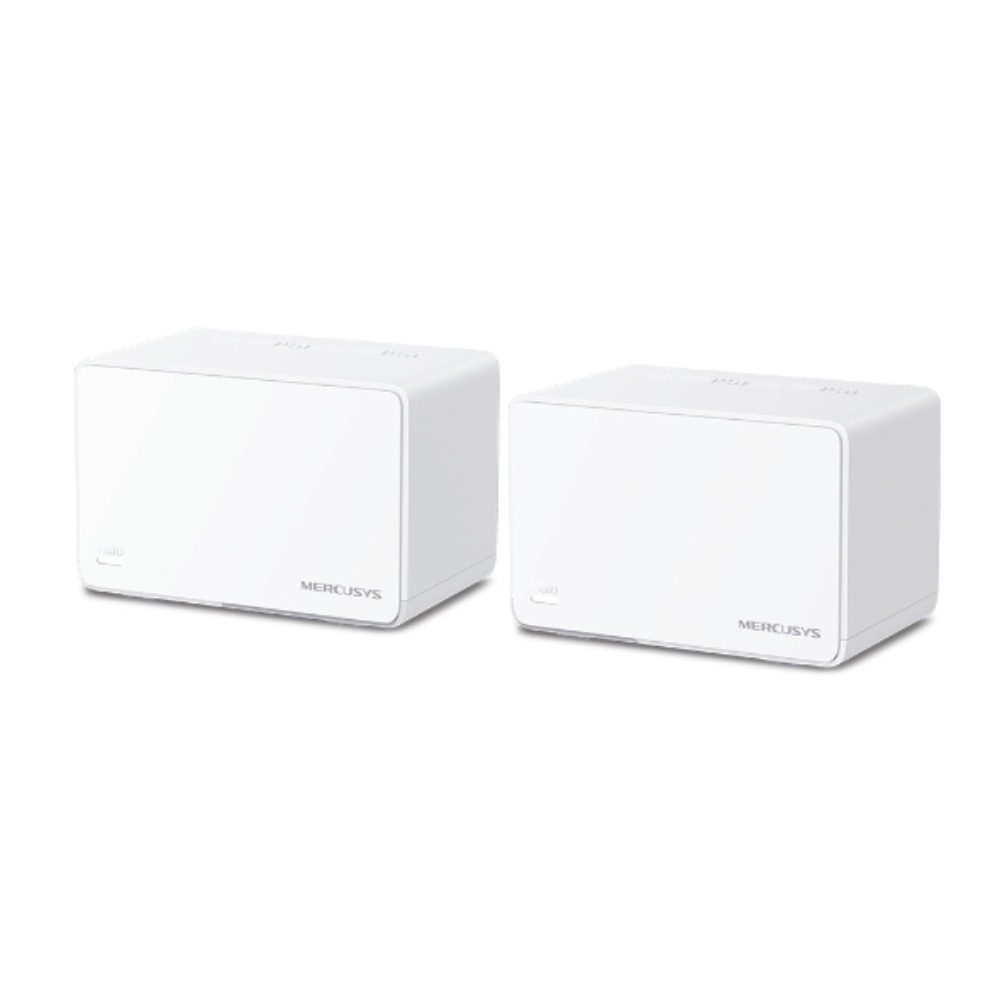 Kit 2x Roteador Mercusys Halo H80X Mesh WIFI6 AX3000 Dual Band - H80X C/2 Kit 2x Roteador Mercusys Halo H80X Mesh WIFI6 AX3000 Dual Band - H80X C/2