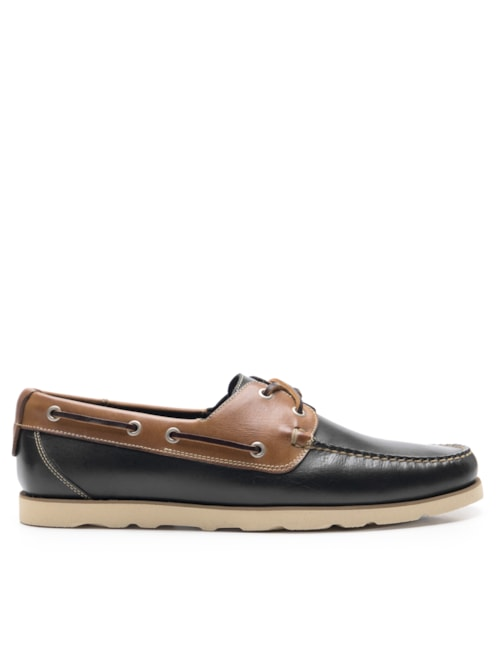 Sapato Masculino Sider Duick - Preto Sapato Masculino Sider Duick - Preto