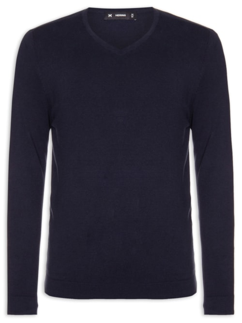 Blusa Masculina Manga Longa - Azul