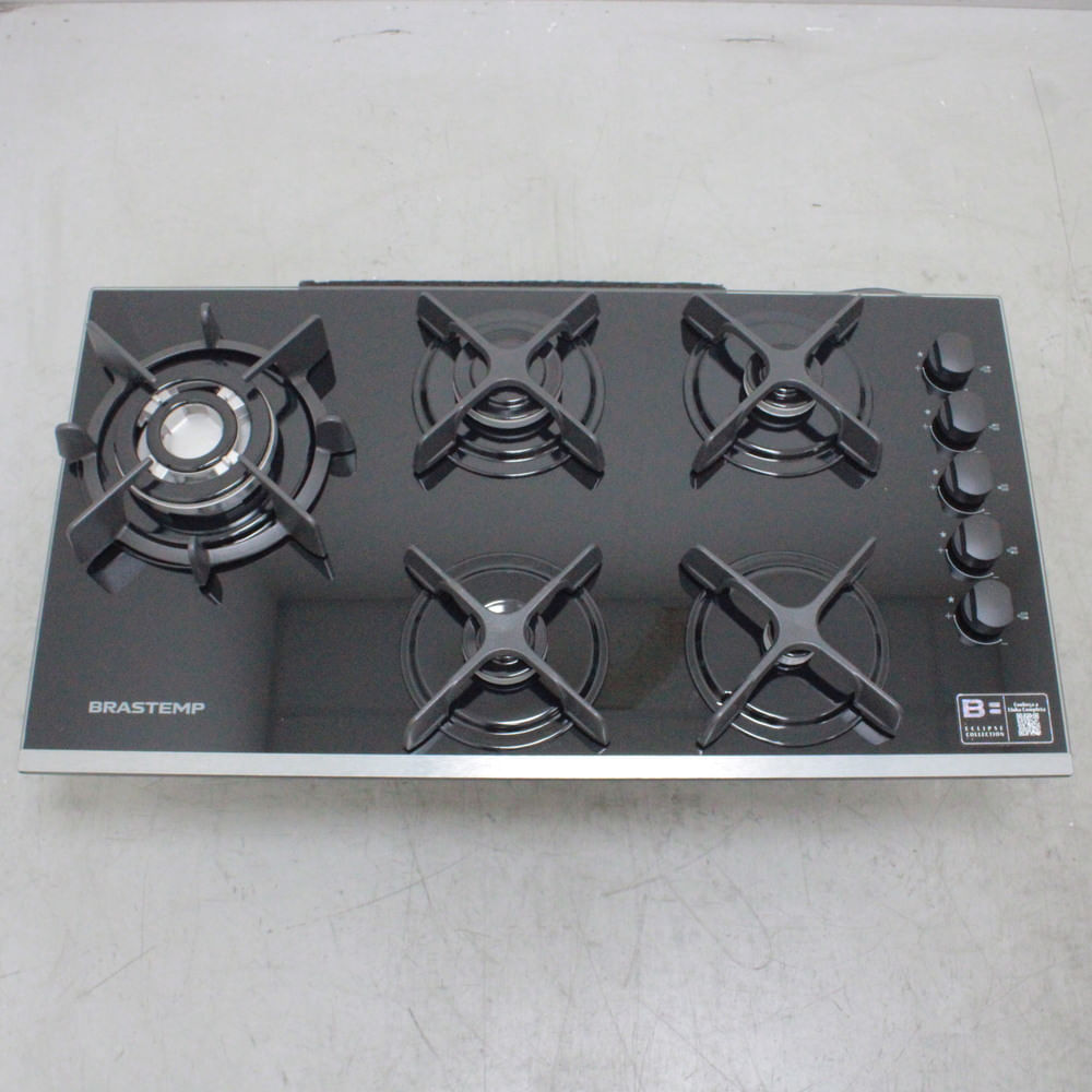 Cooktop 5 Bocas Brastemp Eclipse Collection Com Quadrichama - Bdd86apus3_Wbom_Cc6204396 Bivolt Cooktop 5 Bocas Brastemp Eclipse Collection Com Quadrichama - Bdd86apus3_Wbom_Cc6204396 Bivolt