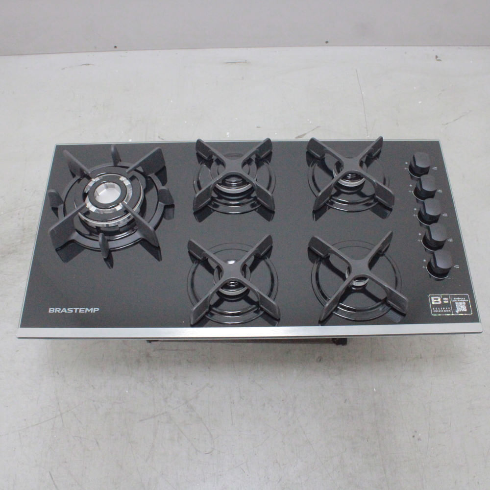 Cooktop 5 Bocas Brastemp Eclipse Collection Com Quadrichama - Bdd86apus3_Wbom_Cc6234194 Bivolt