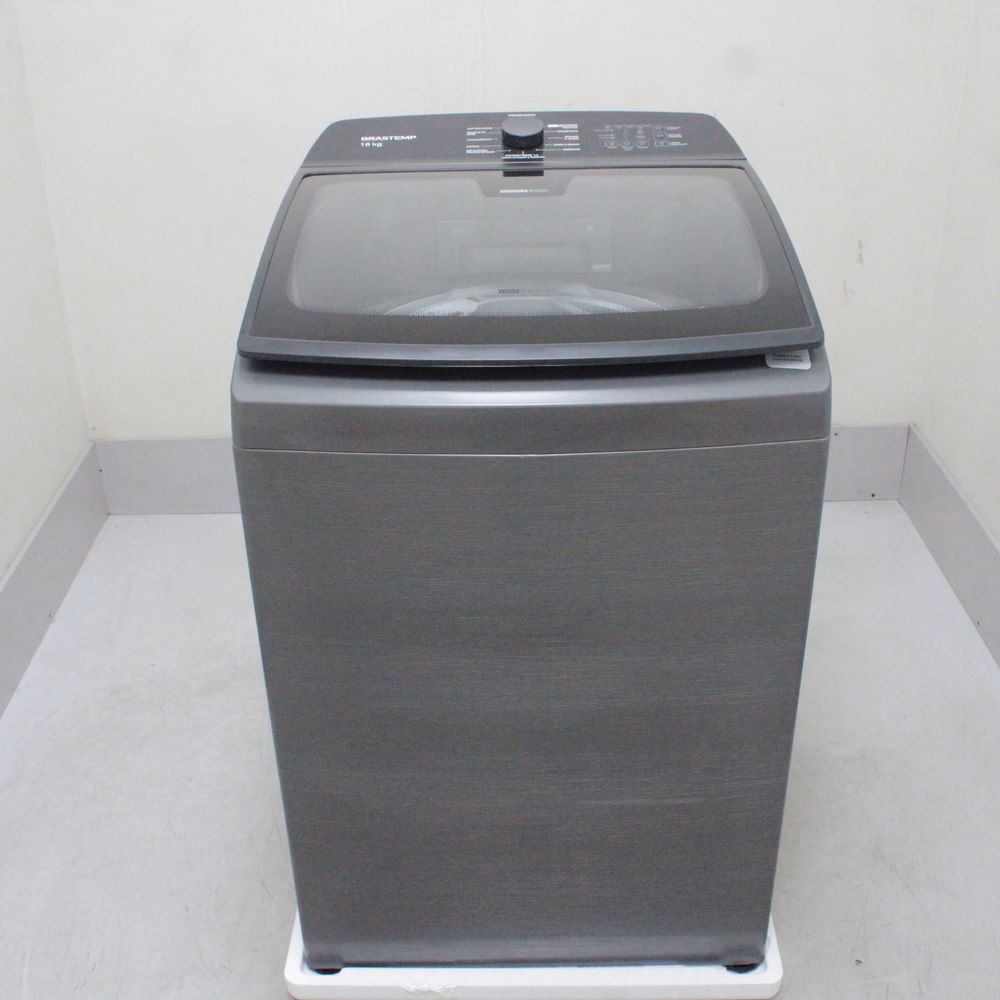 Máquina De Lavar Brastemp 16Kg Titânio Com Tecnologia Double Wash E Ciclo Tira Manchas Advanced - Bwd16a9as2_Wotimo_Cc6629311 110V