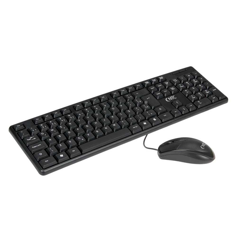 Kit Mouse e Teclado NTC Office Basic USB - NTOBX001