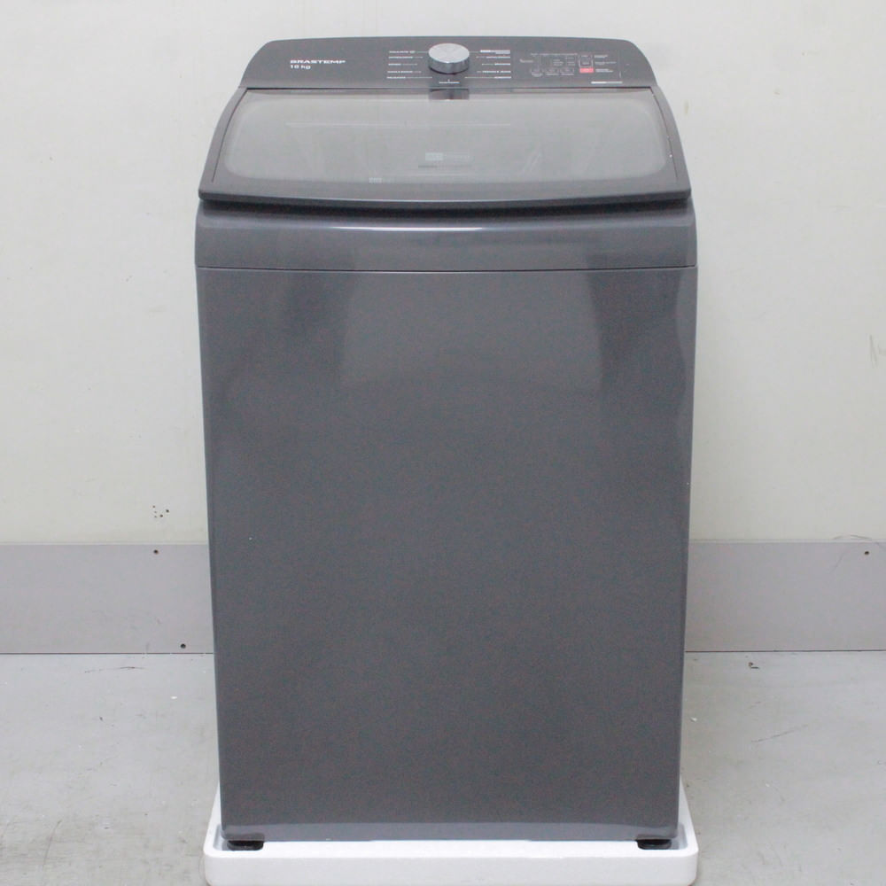 Máquina De Lavar Brastemp 16Kg Cinza Platinum Com Tecnologia Flex Wash E Ciclo Tira Manchas Advanced - Bwy16a9as2_Wotimo_Cc6592130 110V