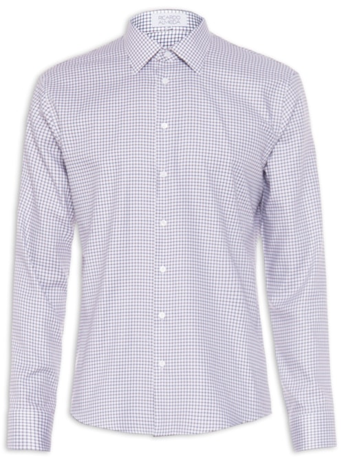 Camisa Masculina Social Manga Longa - Branco