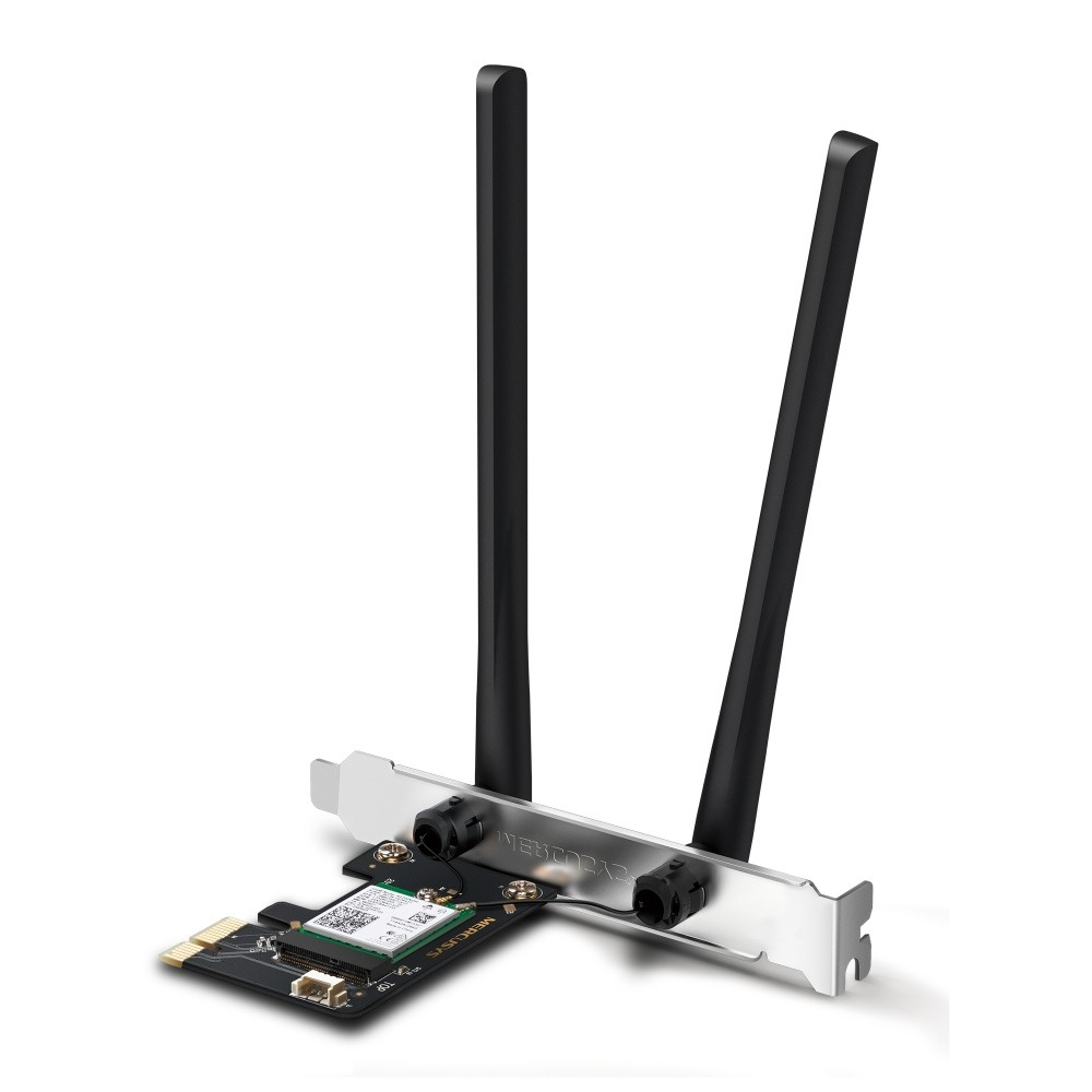 Adaptador Mercusys AX3000 Wi-Fi 6 Dual Band PCIe Bluetooth 5.2 - MA80XE