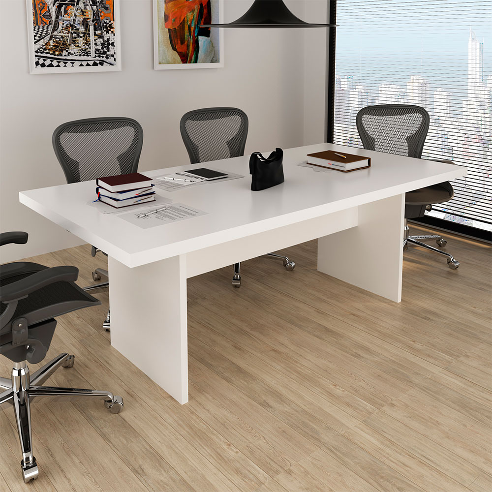 Mesa de Reunião Tecno Mobili ME4119, Branco