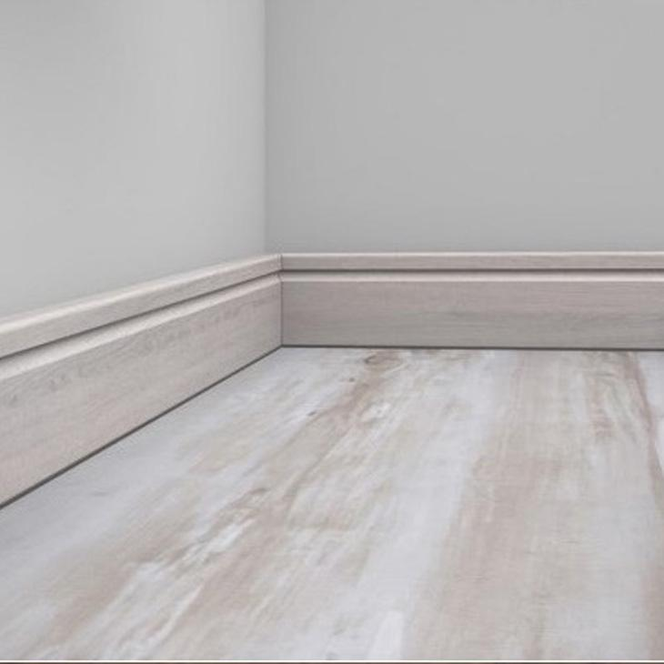 Rodapé de MDF Eucafloor Estilo 16 Marrom, 7 x 240 cm
