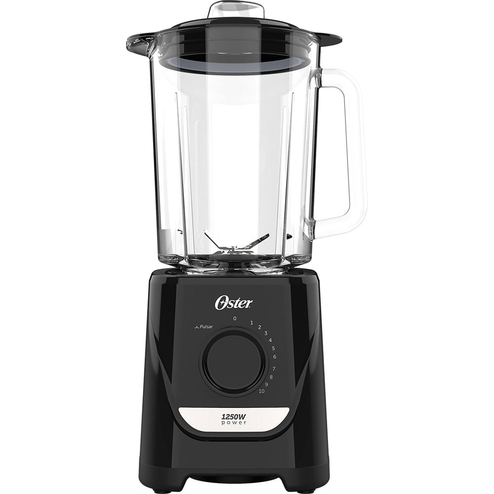 Liquidificador com Jarra de Vidro Oster Power OLIQ520, 2,2 Litros, 1250 Watts, 220 Volts
