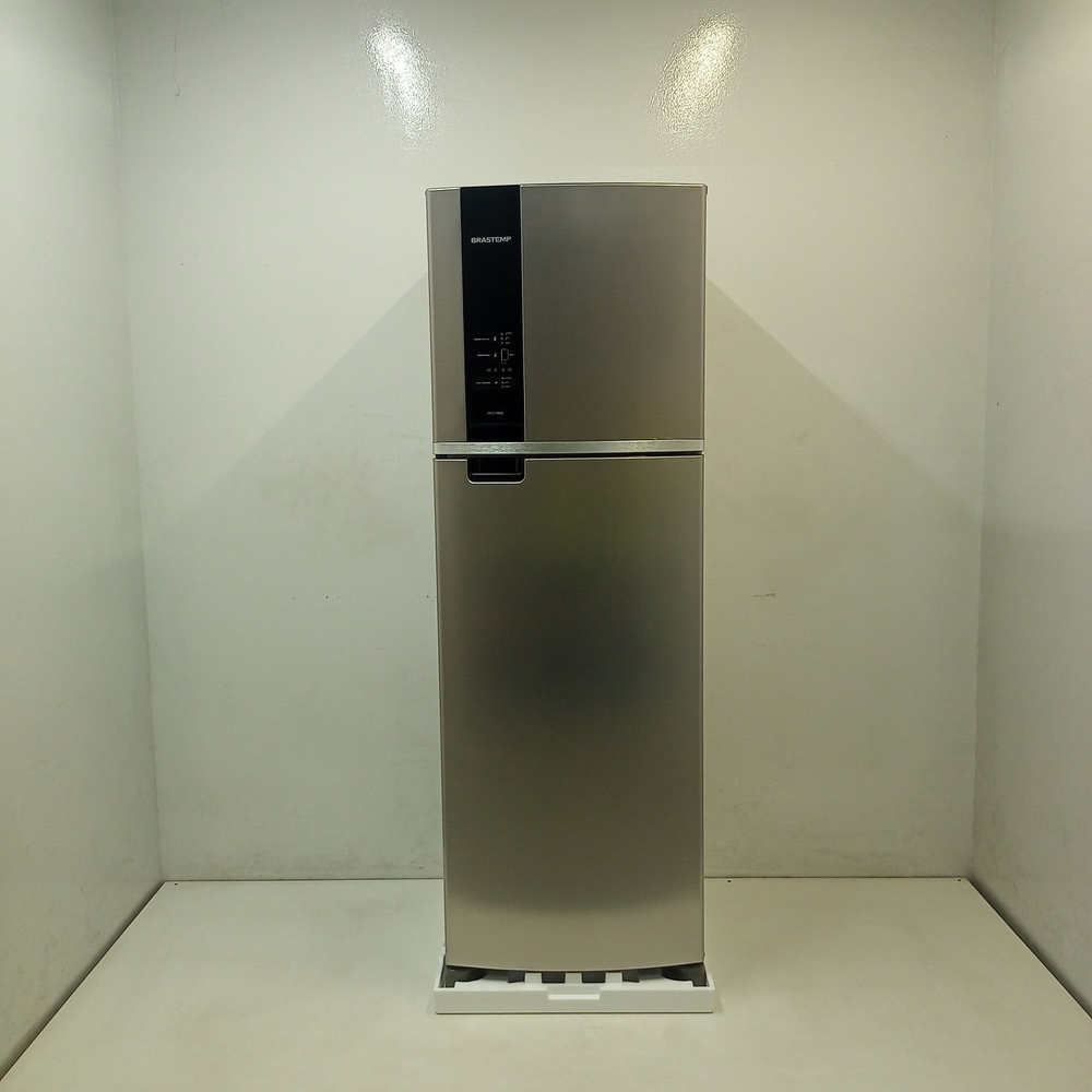 Geladeira Brastemp Frost Free Duplex 400 Litros Cor Inox Com Freeze Control - Brm54jkbs1_Wexcele_Jc6819777 220V Geladeira Brastemp Frost Free Duplex 400 Litros Cor Inox Com Freeze Control - Brm54jkbs1_Wexcele_Jc6819777 220V