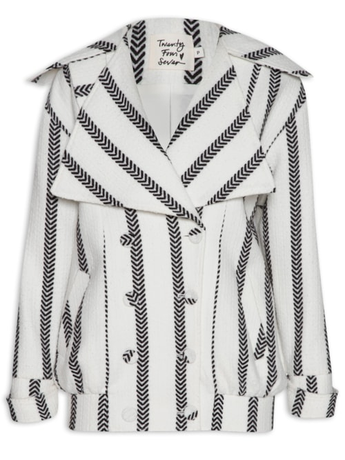 Casaco Feminino Sophia - Branco Casaco Feminino Sophia - Branco