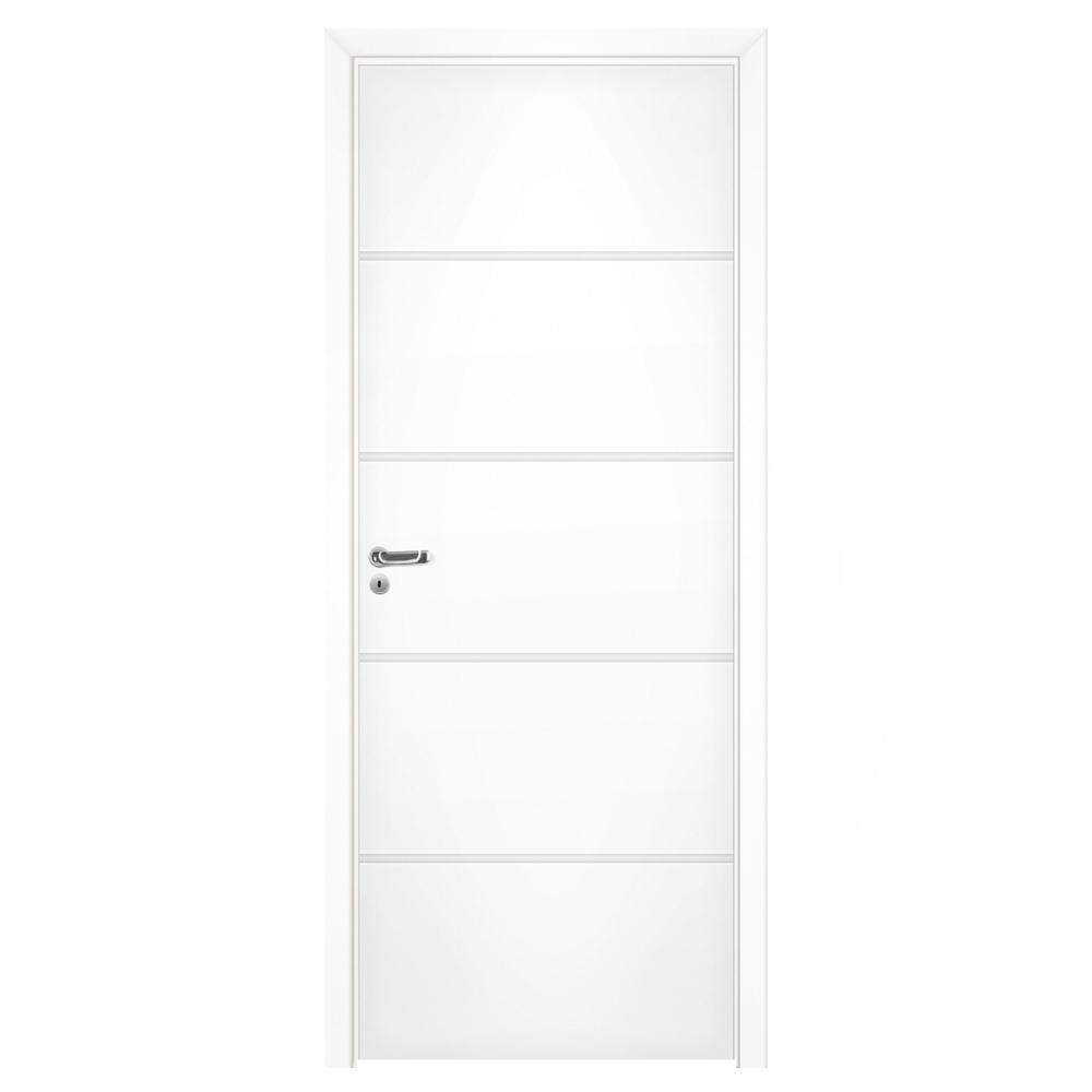 Kit Porta de Madeira Pinhal 10 a 15 cm, Abertura à Direita Branca, 214 x 75 cm Kit Porta de Madeira Pinhal 10 a 15 cm, Abertura à Direita Branca, 214 x 75 cm