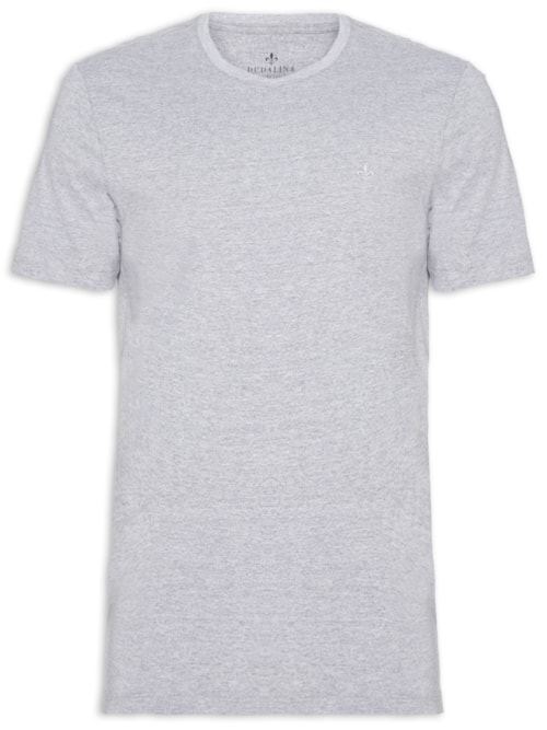 Camiseta Masculina Dc Básica Essenti - Cinza